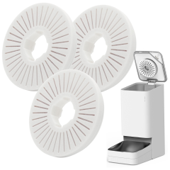 Techcore 3’lü nem giderici kartuş seti, Xiaomi Smart Pet Food Feeder üzerinde takılı kullanım