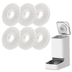 Techcore 6’lı nem giderici kartuş seti, Xiaomi Smart Pet Food Feeder üzerinde takılı kullanım