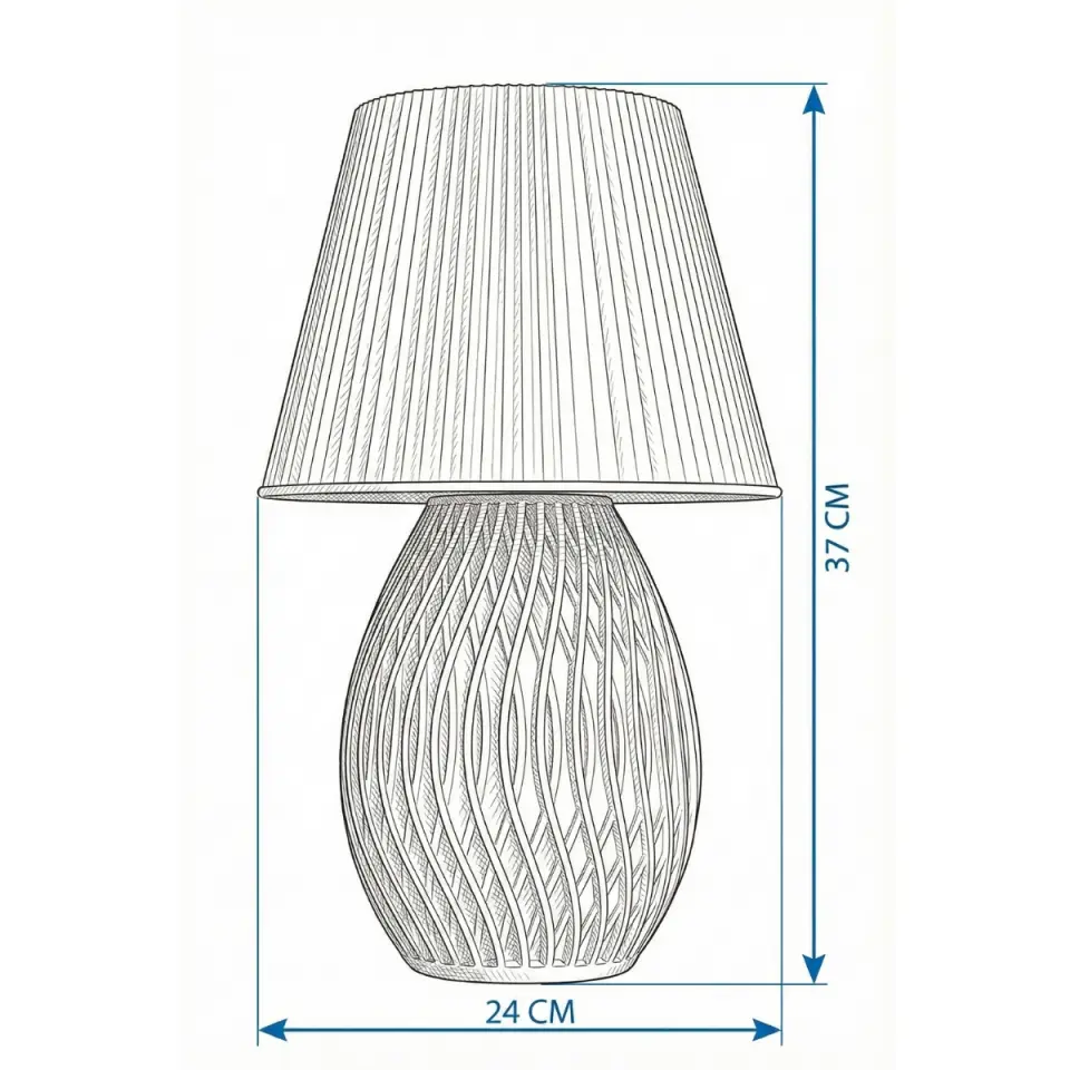 Locale Lacivert Abajur